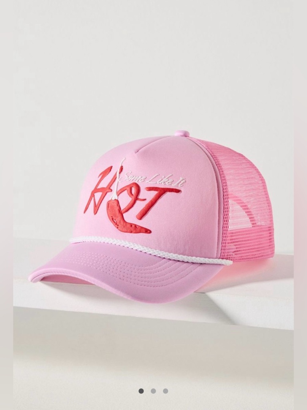 Anthropologie Sweet Talk Trucker Hat
